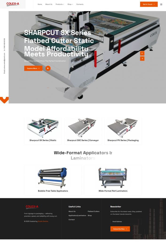Colex Cutting Equipment – Flatbed Cutters & Laminators | Official Dealer USA – COLEX-A | Colex-a